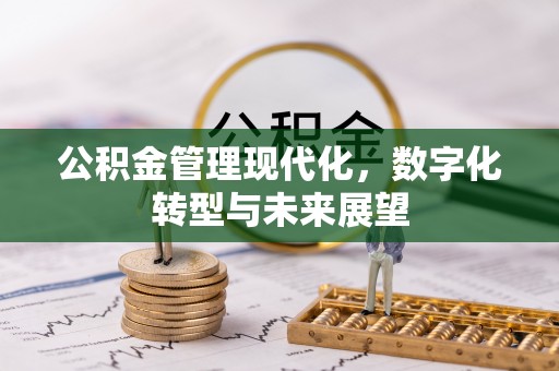 余干公积金管理现代化，数字化转型与未来展望