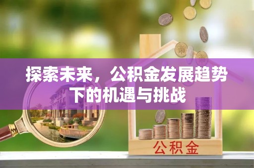 余干探索未来，公积金发展趋势下的机遇与挑战