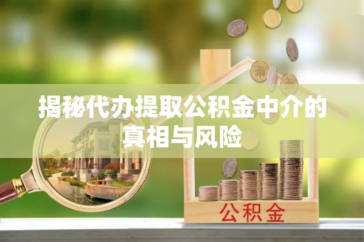 余干揭秘代办提取公积金中介的真相与风险